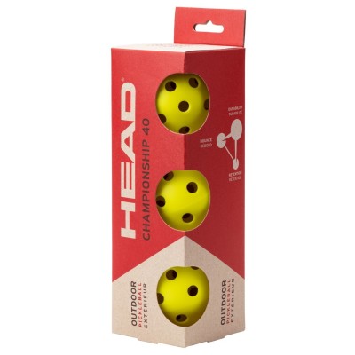 head,championship,40,pickleballs,yellow