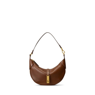 всички,чанти,polo,ralph,lauren,calfskin,mini,shoulder,bag,cuoio