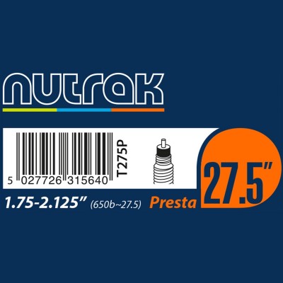 велосипедни,светлини,и,катинари,nutrak,27.5,x,1.75,2.1,presta,valve,inner,tube,