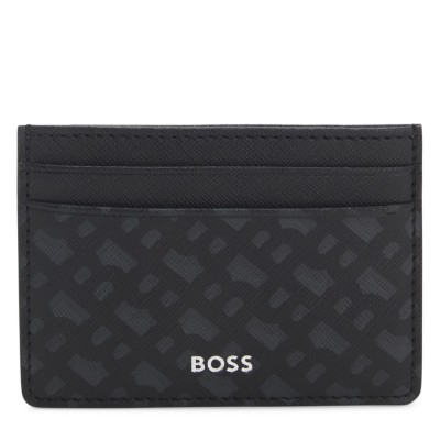 boss,zair,monogram,card,holder,black,003