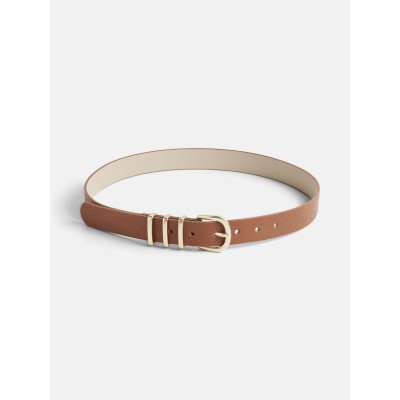колан,pieces,lea,pu,belt,ld63,cognac,gold