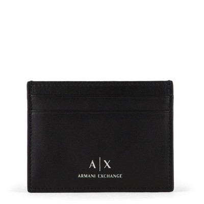 аксесоари,на,разпродажба,armani,exchange,corporate,logo,cardholder,black,00020