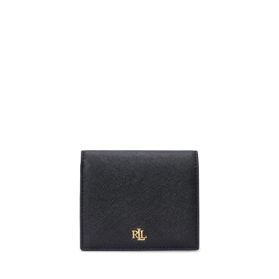 дамско,портмоне,lauren,by,ralph,lauren,women,s,compact,trifold,leather,billfold,wallet,black