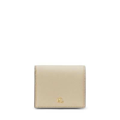 дамско,портмоне,lauren,by,ralph,lauren,women,s,compact,trifold,leather,billfold,wallet,birch,tan