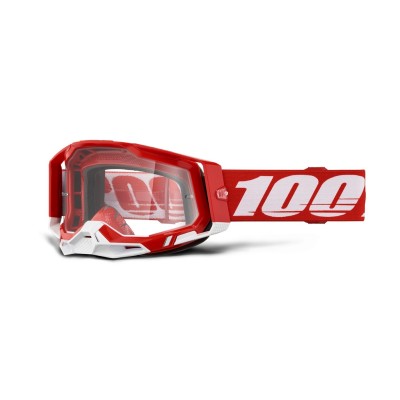 аксесоари,на,разпродажба,облекло,за,колоездене,100,percent,racecraft,2,clear,mtb,goggles,red