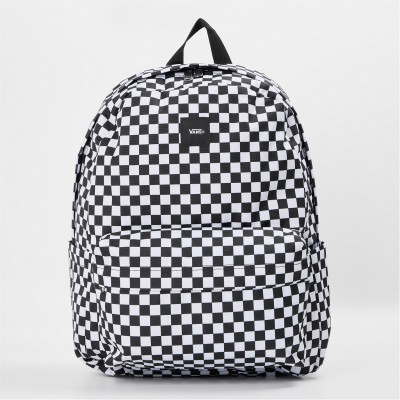 всички,чанти,vans,old,skool,check,backpack,mens,black,white