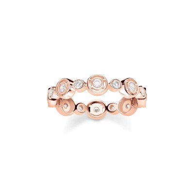 бижутерия,thomas,sabo,women's,sparkling,circle,band,ring,rose,gold