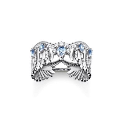 бижутерия,thomas,sabo,women's,phoenix,wings,stack,ring,silver