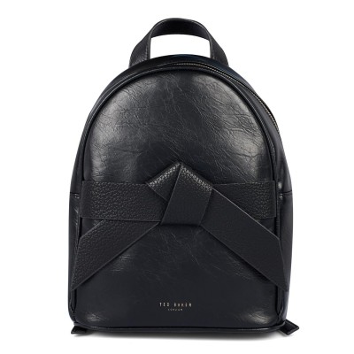 раница,всички,чанти,раници,аксесоари,на,разпродажба,ted,baker,jimliya,bow,pu,backpack,black