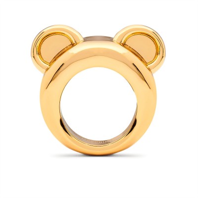 аксесоари,на,разпродажба,moschino,teddy,ring,gold,a0606