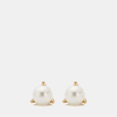 аксесоари,на,разпродажба,kate,spade,women's,mini,trio,prong,stud,earrings,pearl,gold,152*