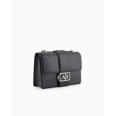armani,exchange,messenger,bag,black