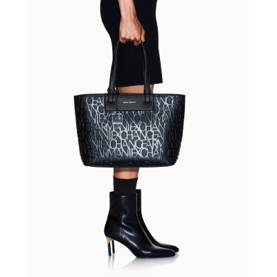 armani,exchange,shopping,bag,black