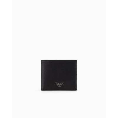 портмоне,портфейли,и,портмонета,мъжки,чанти,и,портмонета,emporio,armani,men,s,badge,billfold,wallet,black,81072