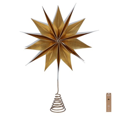 коледни,опаковки,и,декорации,аксесоари,на,разпродажба,gisela,graham,gisela,tree,topper,1,99,gold,wire