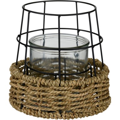 аксесоари,на,разпродажба,arti,casa,candle,holder,with,wire,cage,black