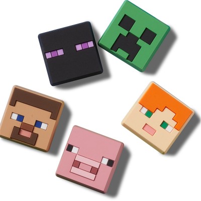crocs,jibbitz,charms,minecraft