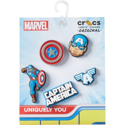 crocs,jibbitz,charms,captain,america