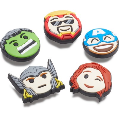 crocs,jibbitz,charms,avengers,emoji