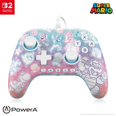 игри,и,технологии,powera,advantage,wired,controller,licensed,for,nintendo,switch,2.0,mushroom,kingdom,mushroom