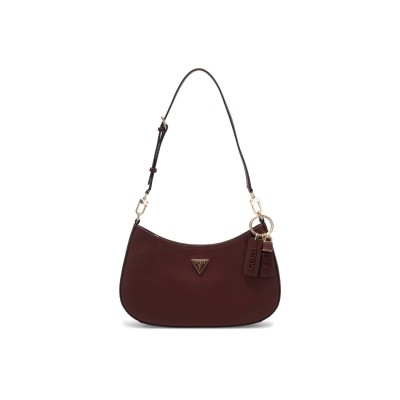 guess,noelle,shoulder,bag,womens,burgundy