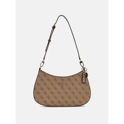 guess,noelle,shoulder,bag,womens,latte