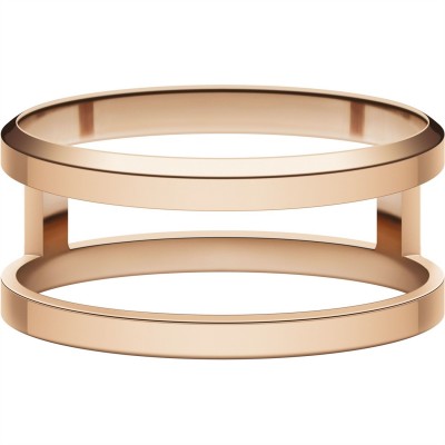 daniel,wellington,dual,stainless,steel,ring,rose,gold