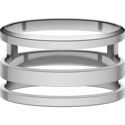 daniel,wellington,triad,stainless,steel,ring,silver