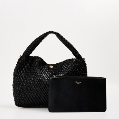 всички,чанти,dune,london,dune,woven,hobo,bag,ld53,black