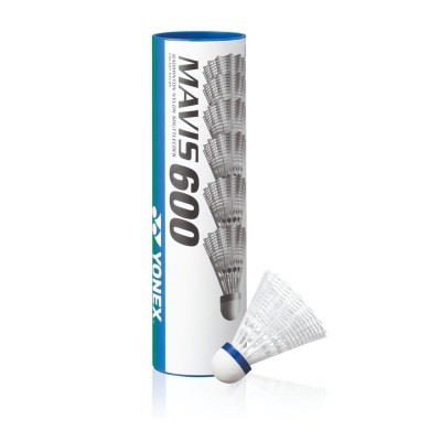 yonex,mavis,600,shuttles,6,pack,00,white