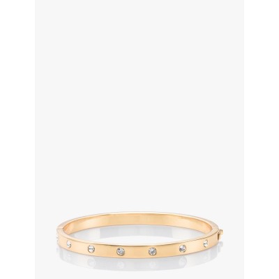 бижутерия,kate,spade,set,in,stone,hinged,bangle,clear,gold