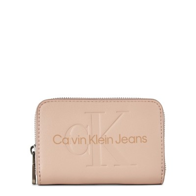 портмоне,всички,чанти,аксесоари,на,разпродажба,calvin,klein,jeans,sculpted,zip,around,purse,rose,dust
