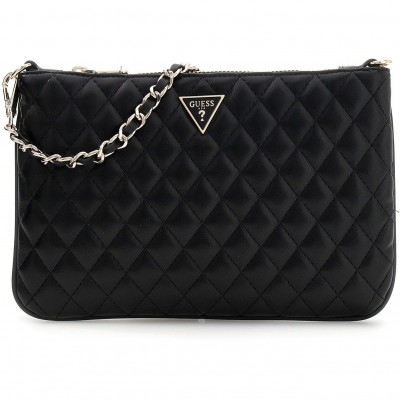 дамско,портмоне,всички,чанти,аксесоари,на,разпродажба,guess,women,s,quilt,pouch,quilted,wallet,on,chain,black