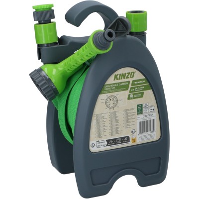 градина,/,на,открито,kinzo,garden,hose,with,rack,green