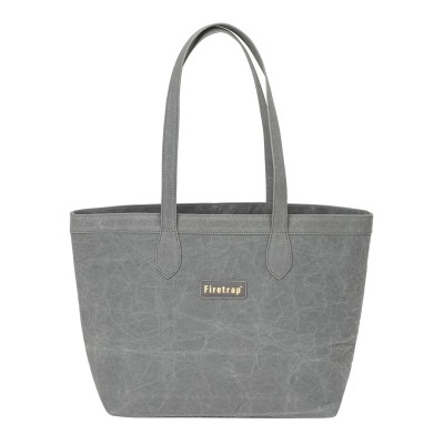 firetrap,kraft,tote,bag,charcoal