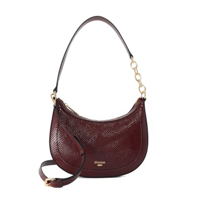 dune,london,women,s,diversion,shoulder,bag,burgundy