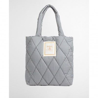barbour,womens,riah,quilted,tote,bag,gingham,check