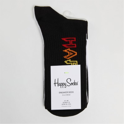 чорапи,на,разпродажба,всички,чорапи,аксесоари,на,разпродажба,happy,socks,three,quartercrew,sk,99,black