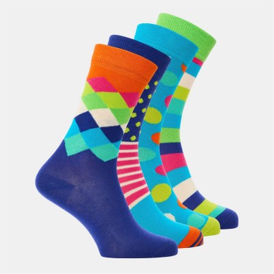 чорапи,на,разпродажба,всички,чорапи,аксесоари,на,разпродажба,happy,socks,bg,dot,gift,4pk,99,turquoise