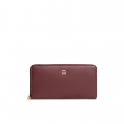 дамско,портмоне,tommy,hilfiger,women,s,zip,around,purse,oxblood