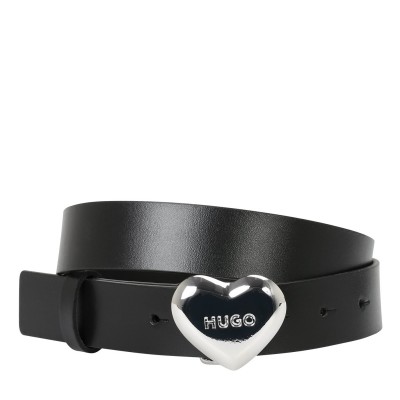 аксесоари,на,разпродажба,hugo,heart,charm,belt,black