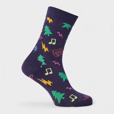 чорапи,на,разпродажба,всички,чорапи,happy,socks,music,tree,sk,99,multi