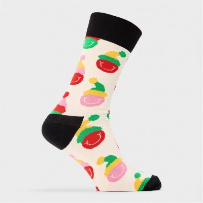 чорапи,на,разпродажба,всички,чорапи,аксесоари,на,разпродажба,happy,socks,santa,smile,sk,99,beige
