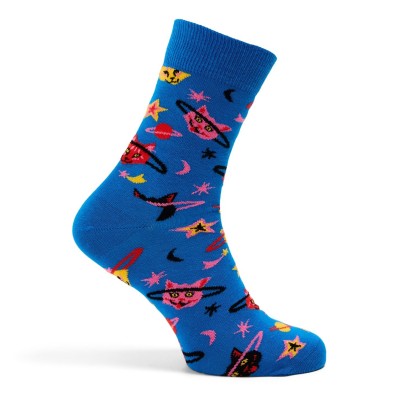 чорапи,на,разпродажба,всички,чорапи,аксесоари,на,разпродажба,happy,socks,space,cat,sk,99,blue