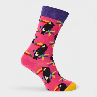 чорапи,на,разпродажба,всички,чорапи,happy,socks,toucan,sk,99,dark,pink