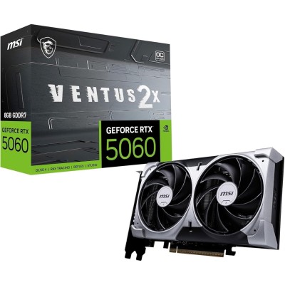 msi,nvidia,geforce,rtx,5060,ventus,2x,oc,graphics,card,for,gaming,8gb,black