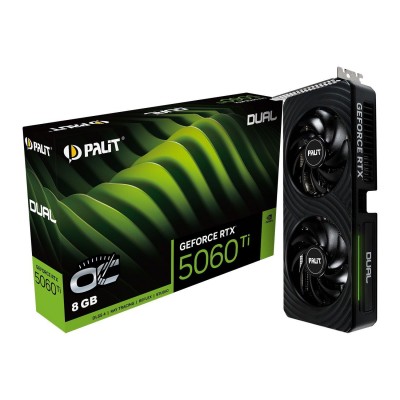 palit,nvidia,geforce,rtx,5060,ti,dual,graphics,card,for,gaming,8gb,black