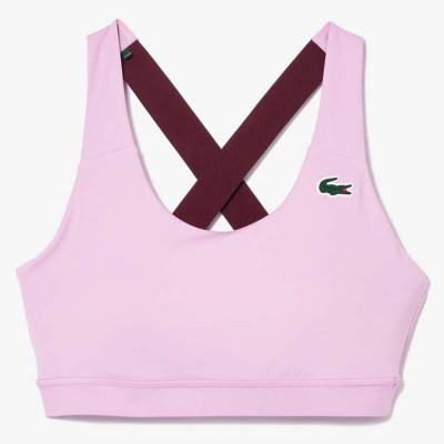бюстие,lacoste,sport,breathable,stretch,bralette,pink