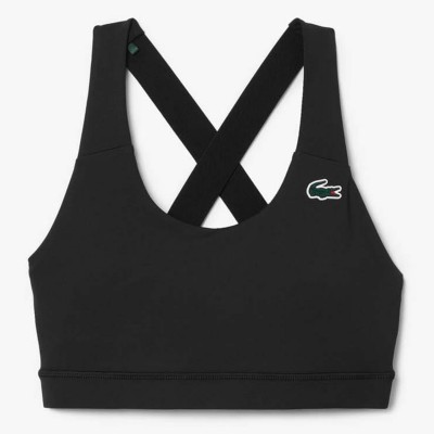 бюстие,lacoste,sport,breathable,stretch,bralette,black