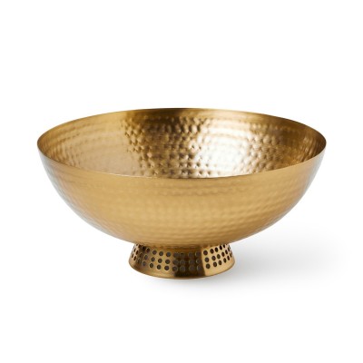 biba,x,tess,daly,metal,hammered,bowl,gold